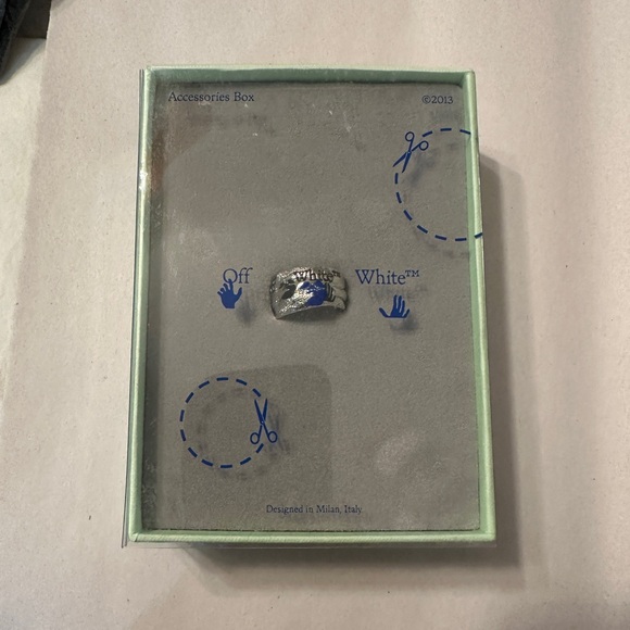 Off-White Other - Off-White Swimming Logo Ring - New in Box - Size 62 (US 10)
